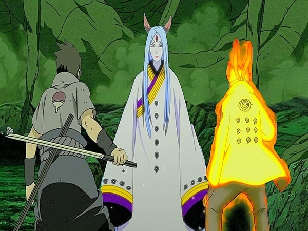 Trận đánh giữa Naruto - Sasuke và Kaguya