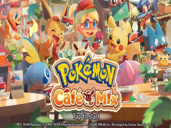 Tựa game Pokemon Cafe Mix