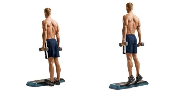 Cách giữ thể lực tốt khi đá bóng - Calf raises