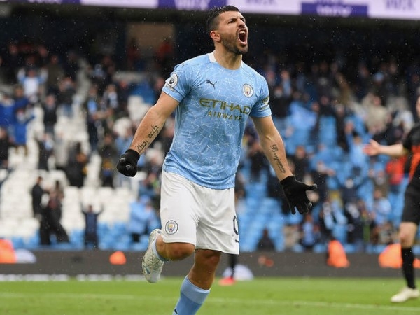 Sergio Aguero (với Manchester City trước Leicester City, 2018)