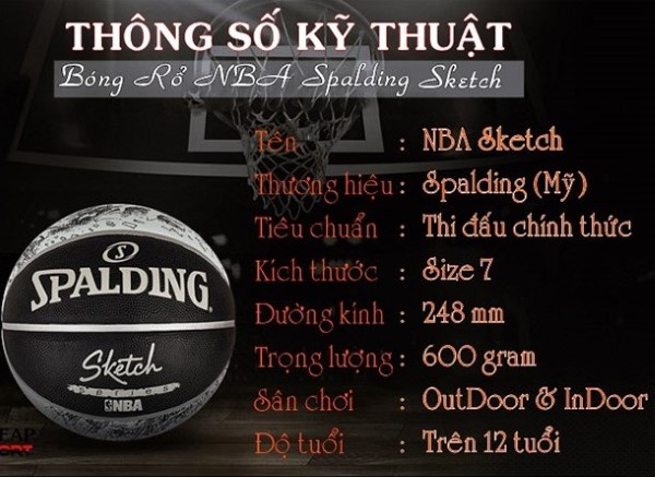 Trọng lượng tiêu chuẩn của quả bóng rổ