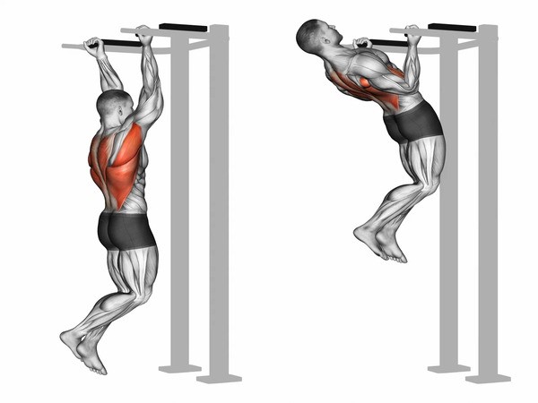 Bài tập Pull-ups/Chin-ups (Hít xà đơn)