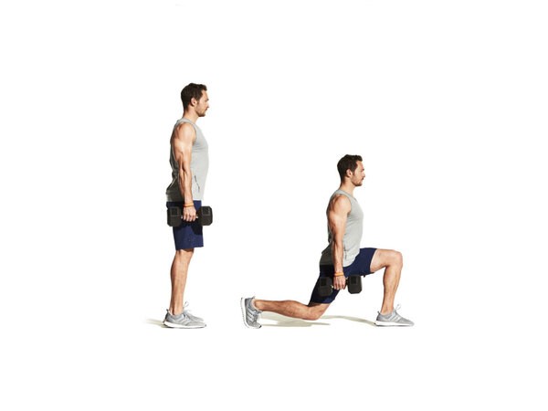 Bài tập Lunges (Bước tấn)