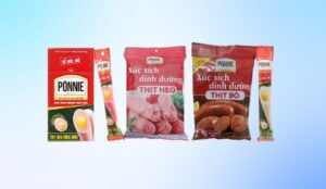 Xúc xích Ponnie chứa một lượng đáng kể chất béo